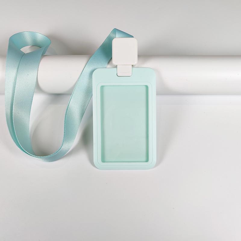 Student Campus ID and Access Card Holder for Bus, Meal, Room Cards - Hard Shell, Custom Printing Available.