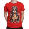 Gothic Sugar Skull Woman Portrait TShirt Dark  Ornate Day of the Dead DT2382