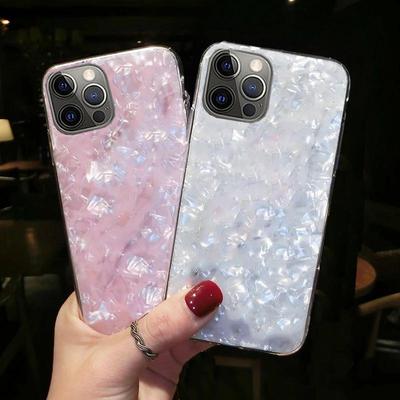 Мягкий силиконовый чехол для телефона с блестками Dream Shell для iPhone 13 12 11 Pro Max Mini X XR XS Max 8 7 6s 6 Plus SE, противоударная задняя крышка из ТПУ, чехол