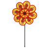 Garden Pinwheels 8 Blades Wind Spinners God of Wealth Windmill Decorative Pinwheel Kids Toys for Outdoor Indoor Yard