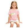 Kids Boys Girls Special Needs Adaptive Clothing Short Sleeve Rainbow Print Chest Port Access Chemo T-shirt with Zippers
