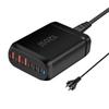 Многопортовая зарядная станция 3xUSB+3xType C с выходной мощностью 120 Вт для общественных мест и путешествий