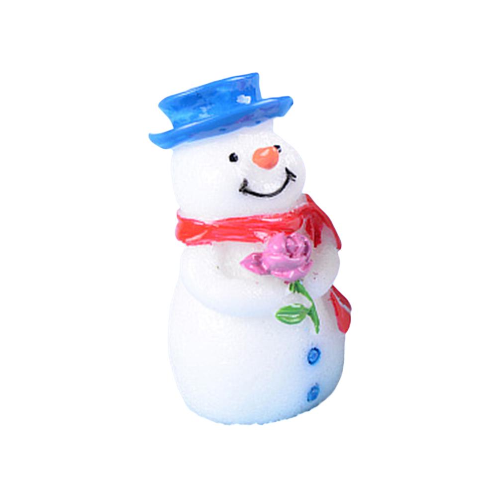 C & P Store миниатюрная пара снеговика фигурка из смолы модель DIY пейзажный декор Рождественский подарок