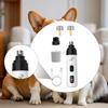 Dog Cat Nail Trimmer Toenail Polisher with 3 Grinding Heads USB Rechargeable Portable Tool