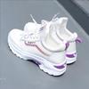2024 Женская роскошная модная тенденция Универсальная повседневная обувь Новая корейская версия Повышенная дорожная обувь Кроссовки на плоской подошве Кроссовки для бега