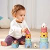 Baby Stacking Cups Montessori Building Block Castle Stack Cup Toys Early Educational Stack Tower Gifts For Boys Girls