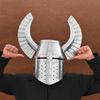 Medieval Templar Helmet, Teutonic Knight Wing, Great Horned Warrior Helmet, Fantasy Winged Cosplay