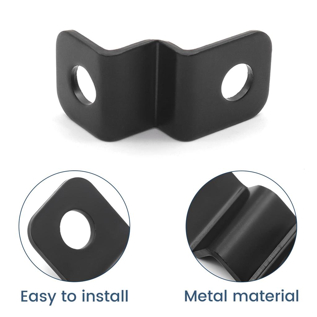 Biqing 2 Pcs Fog Light Stays Universal Turn Signal Stay W-Shaped Design Motorcycle Turn