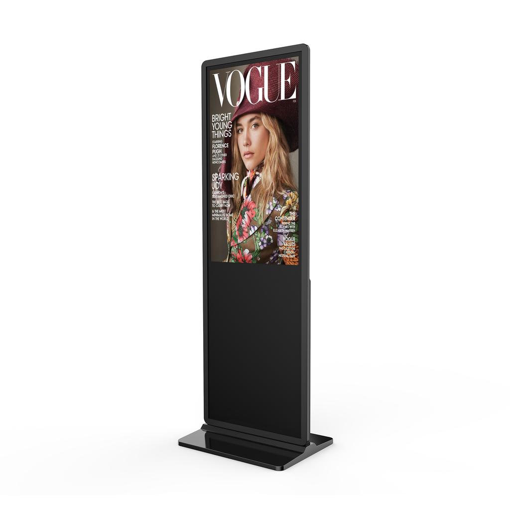 MWE European/US Warehouse 55 Inch Floor Standing Indoor Lcd Digital Signage Advertising Machine Media Playback Touch Android