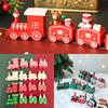 Рождественский Поезд Украшение Новый Год Navidad Подарки Декор для Торта День Рождения Праздничные Принадлежности Рождественское Украшение для Рабочего Стола