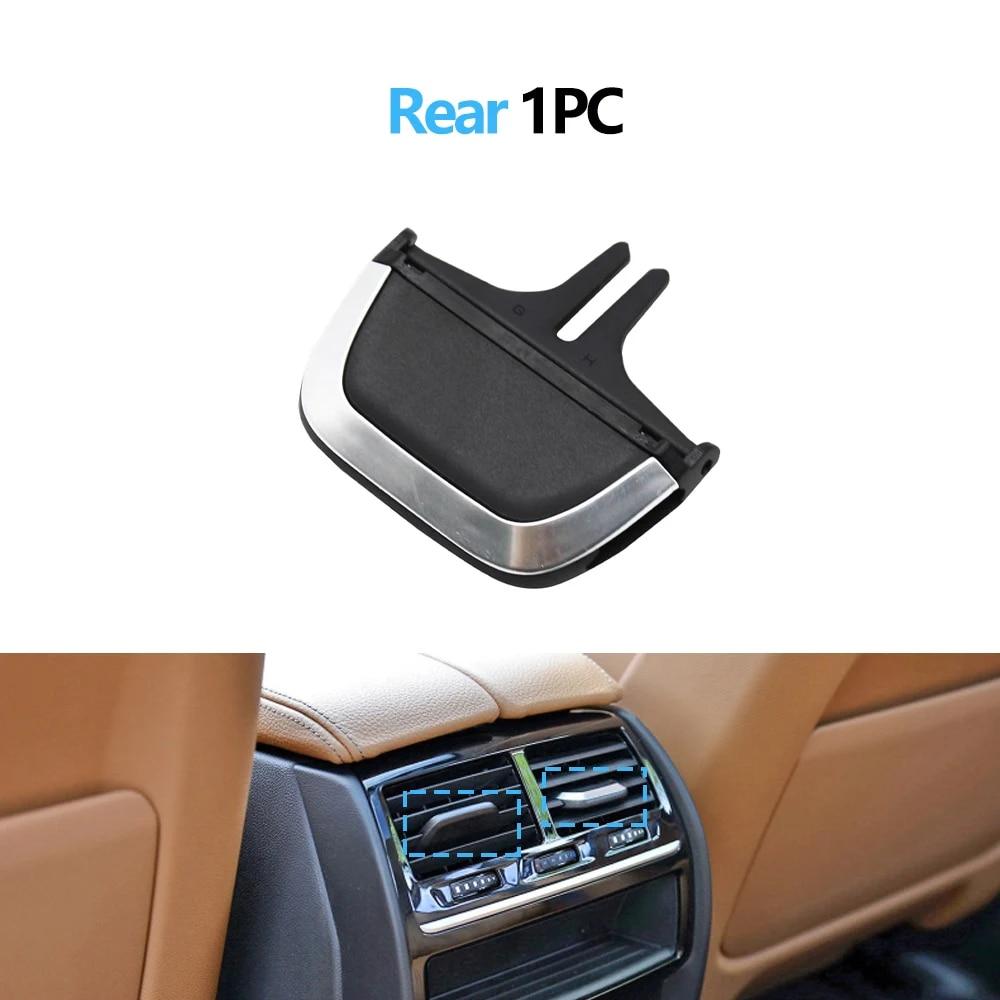 Car Front Rear AC Vent Toggle Grille Clip Slider Replace For BMW 5 6GT Series G30 G31 G38 G32 520d 525i 530i 540i 540d 2017-