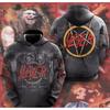 Новая Толстовка с 3D-принтом Slayer для Мужчин и Женщин Модная Толстовка с Длинным Рукавом Толстовка Хип-Хоп Оверсайз Толстовка Мужская Спортивный Костюм Череп