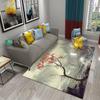 Colorful Tree Abstract Oil Painting Carpet Living Room Bedroom Decor Rug Room Floor Mats Kitchen Bathroom Entrance Non-slip Mats