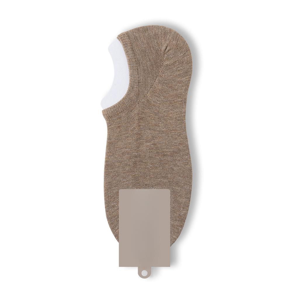 Мужские весенне-летние носки из тонкого хлопка, дышащие, впитывающие пот, невидимые