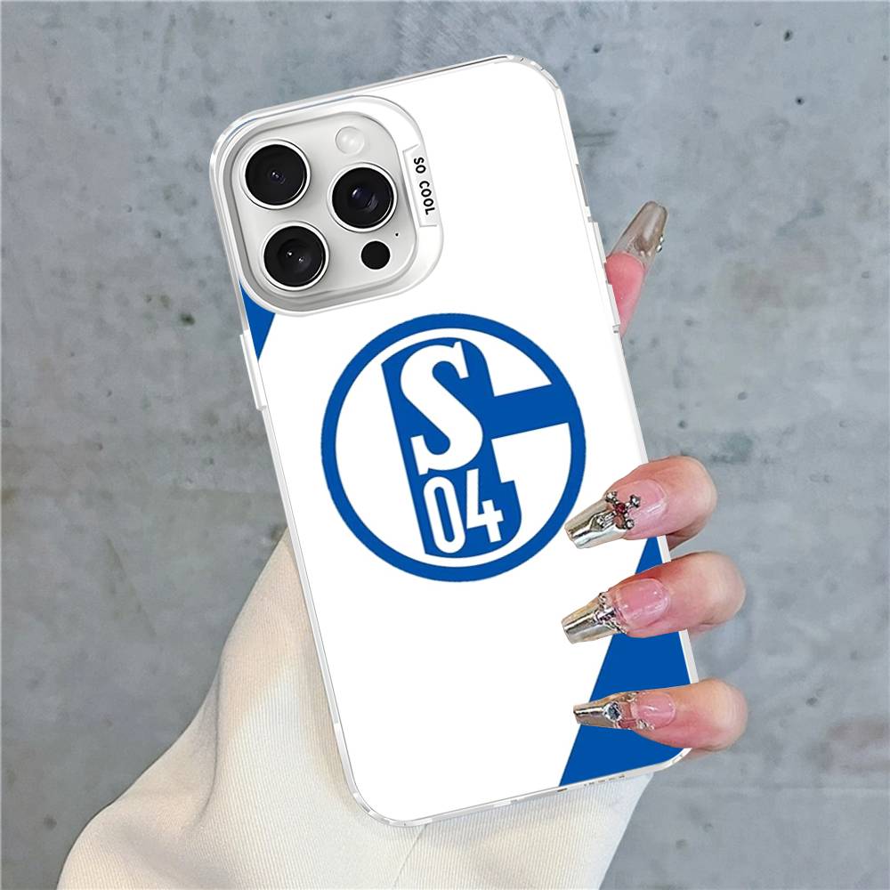 Чехлы для телефона S-Schalke 04 для iPhone 17 16 15 14 13 12 11 Plus Pro Max Цветной чехол