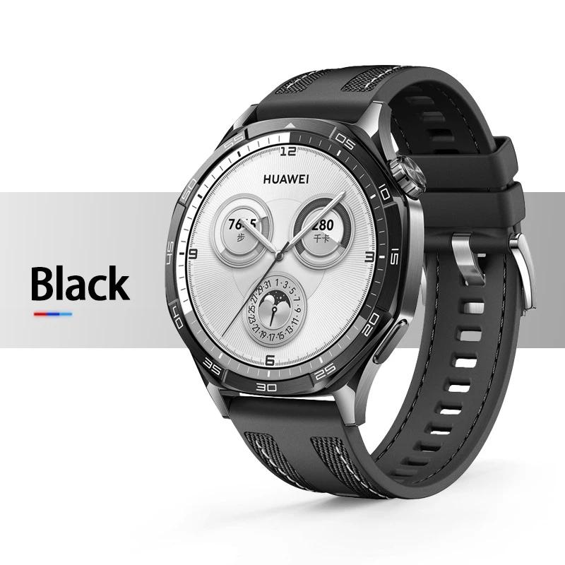 Официальный ремешок для HUAWEI WATCH GT 5 4 46mm Watch 4 5 Pro GT 3 2 Pro 46 мм 22 мм Спортивный композитный нейлоновый силиконовый ремешок Браслет
