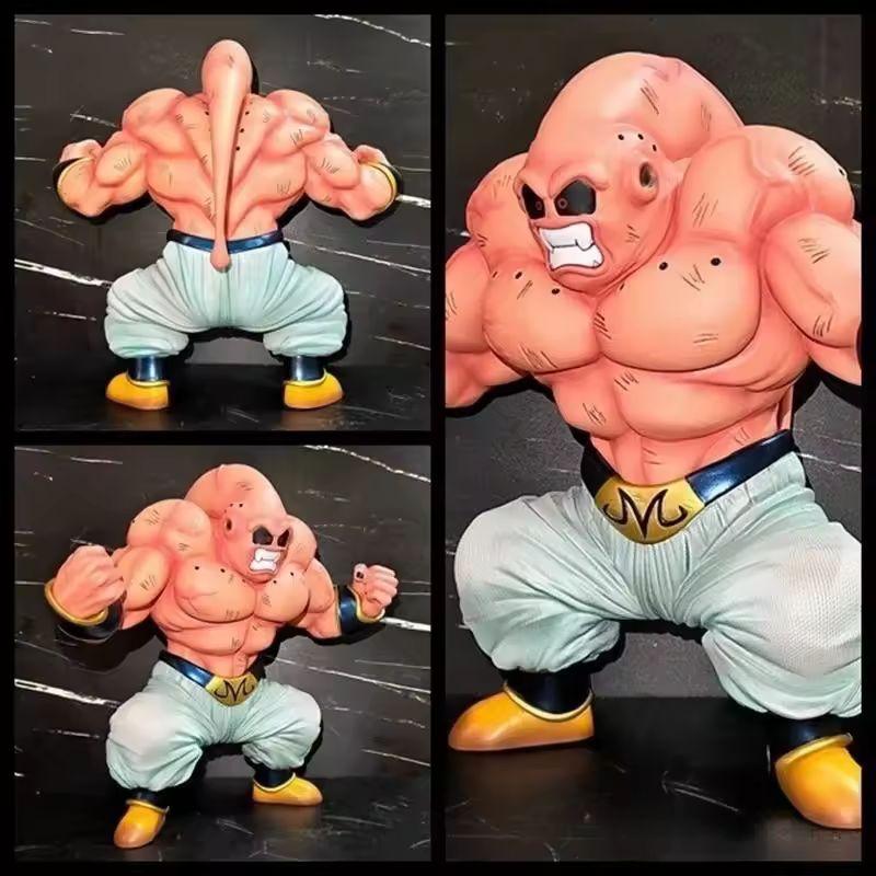 Фигурка Dragon Ball Muscle Majin Buu GK, ПВХ модель, статуэтка, настольное украшение, коллекционный элемент аниме для энтузиастов аниме