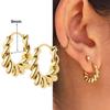 Серьги-кольца из серебра 925 пробы с многокольцевой застежкой, полностью усыпанные бриллиантами, золотые серьги для женщин, модные украшения