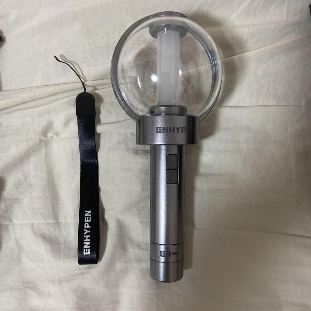 [Б/У] Официальный лайтстик ENHYPEN версии 1 со всеми коллекционными карточками участников