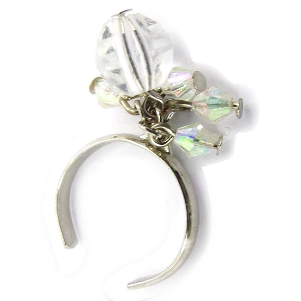 Les Trésors De Lily [K0989] — Кольцо на ногу «Scarlett» бореально-белого цвета.