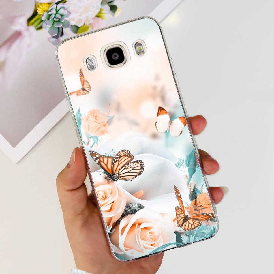 Чехол для телефона Samsung Galaxy J5 2016 SM-J510F Стильный Расписной Мягкий Силикон ТПУ Задняя крышка Для Samsung J5 SM-J500H j 5 2015