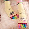 Women Female Cotton Women's Weight Cute Five Toe Socks Performance 1 Pair Micro
