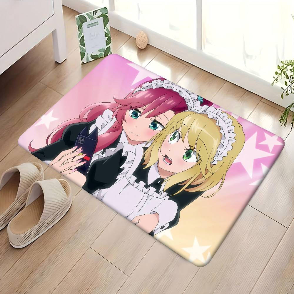 K-Koi W-Wa Sekai Seifuku No Ato Коврик для пола Прямоугольный Противоскользящий Домашний Мягкий Коврик для ванной Комнаты Коврик для входной двери Внутренний Наружный Коврик Декор для отеля