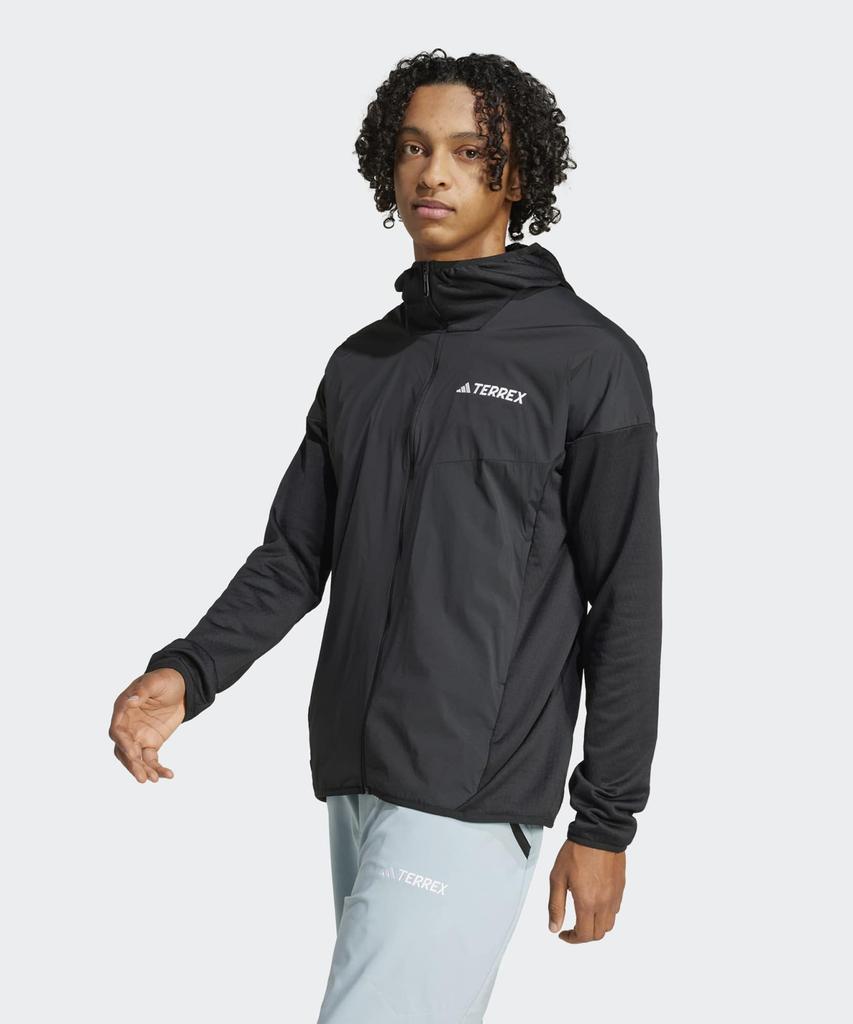 adidas Куртка с капюшоном Terrex Xperior Climawarm+ Windlight Fleece - Черный / Jf1227