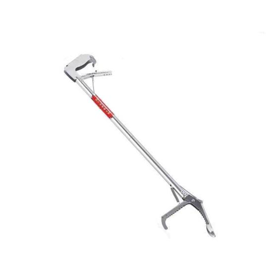 Складной захват для змей, складные щипцы для рептилий с широкой челюстью, инструмент для ловли змей с нескользящей ручкой, ловец для змей, охотник, фермер, захват с длинным вылетом