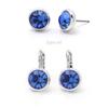 E433 Sapphire Austrian Crystal 2-piece Set