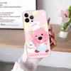 Милый Мультяшный Чехол L-Loopys для IPhone 11 13 16 12 17 14 15 Pro Max Plus Мягкая Прозрачная Задняя Крышка Coque