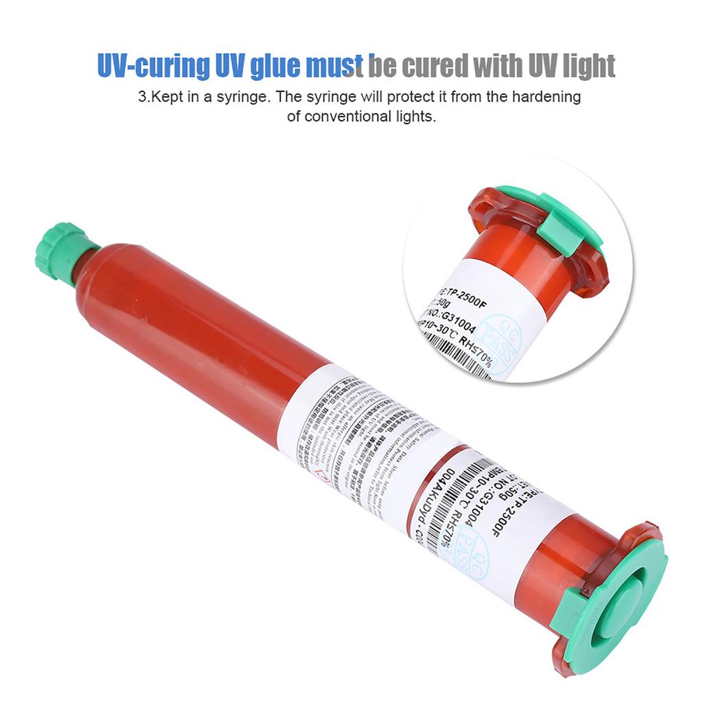 УФ-клей LOCA Optical Glue TP2500F 50 г для ремонта ЖК-дисплея телефона Sansung Glass Lens