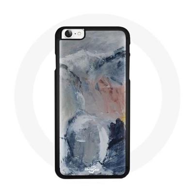 Чехол - Абстрактные картины - Iphone SE - Гибкий - Черный - Универсальный