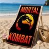 Dark Warrior's Mortal Kombat Beach Towel, Quick-drying, Easy to Care for, Suitable for Both Fitness and Beach Vacations,Sports Essential