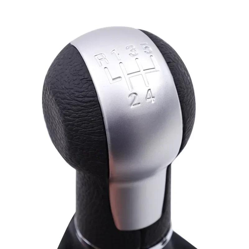 Ручка рычага переключения передач автомобиля с кожаным чехлом для Seat Leon MK2 1P (2005-2012) Альтеа XL (2004-2012 гг.) Толедо МК3 (2004-2009)