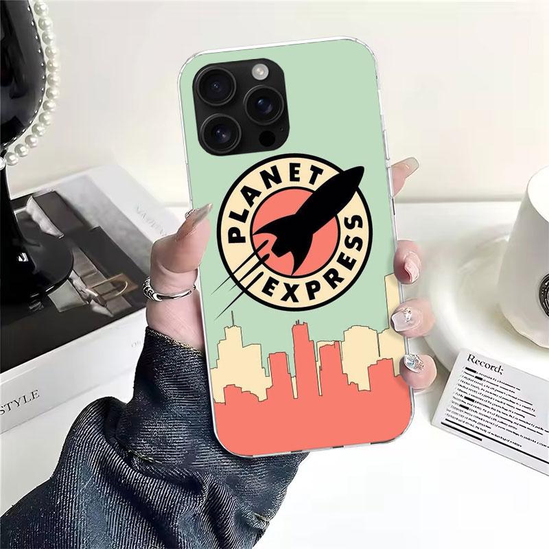 Futurama Planet Express Soft Phone Case For IPhone 18 11 17 Air 16E 16 Pro Max 15 + 14 Plus 13 Mini 12 Apple 7 SE 8 Fundas Coque 11