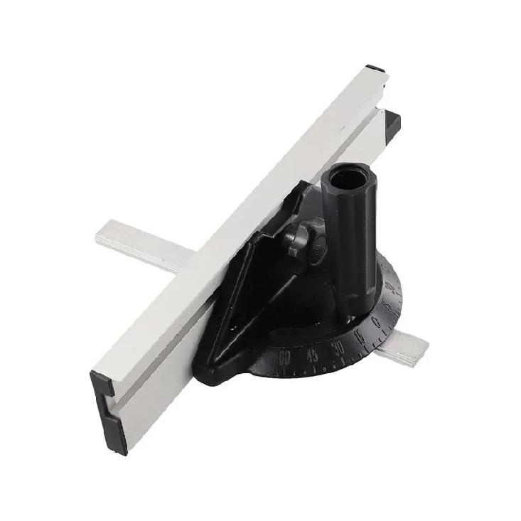 Angle Plate Ruler Miter Gauge Aluminum Alloy DIY For Table Saw Multifunction Push Block Fence System Woodworking Tools