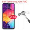 2Pcs Tempered Glass for Samsung Galaxy A10 A20 A30 A40 A50 A70 A80 A90 Protective Screen Protector Glass On A21 A21s A22 A31 A51 A71 A14 A34 A54