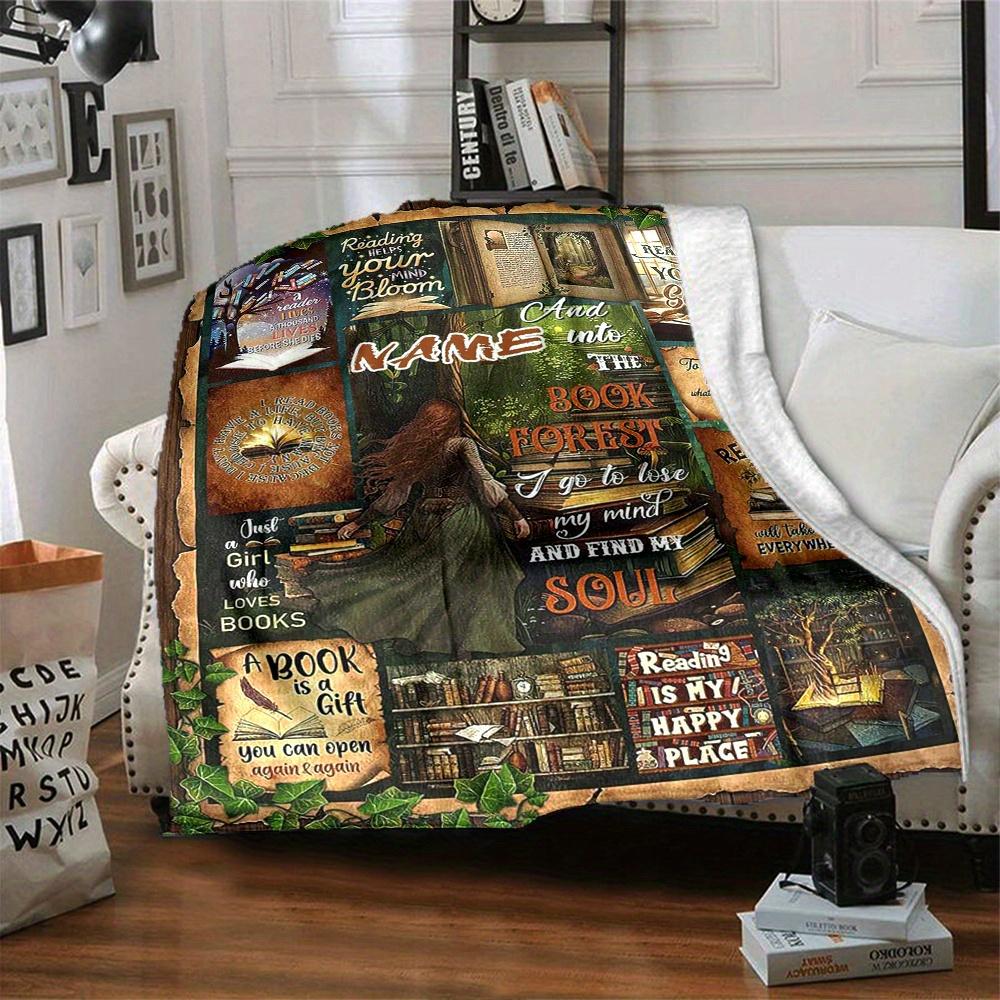 Home Fashion Blanket Used For Home Gift Reading Will Take You Everywhere Reading Helps Your Mind Bloom Reading Lets Your Imagination Soar Reading Is