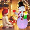 1.5m Inflatable Snowman Santa Claus Christmas Outdoor Decorations LED Christmas Party New Year Christmas Decorations for Home