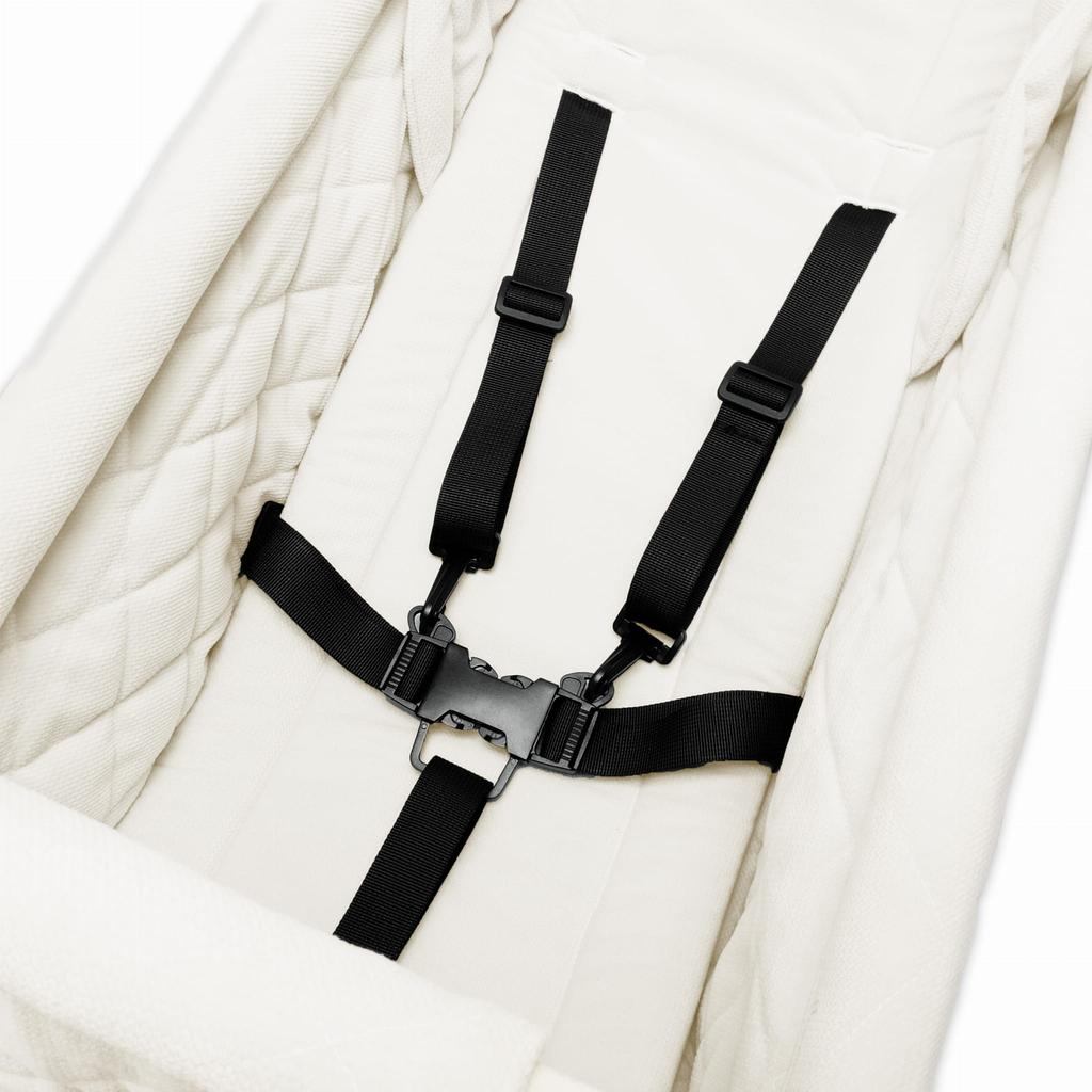 Cradle - bouncer - baby swing - for home and garden VELVET - ECRU