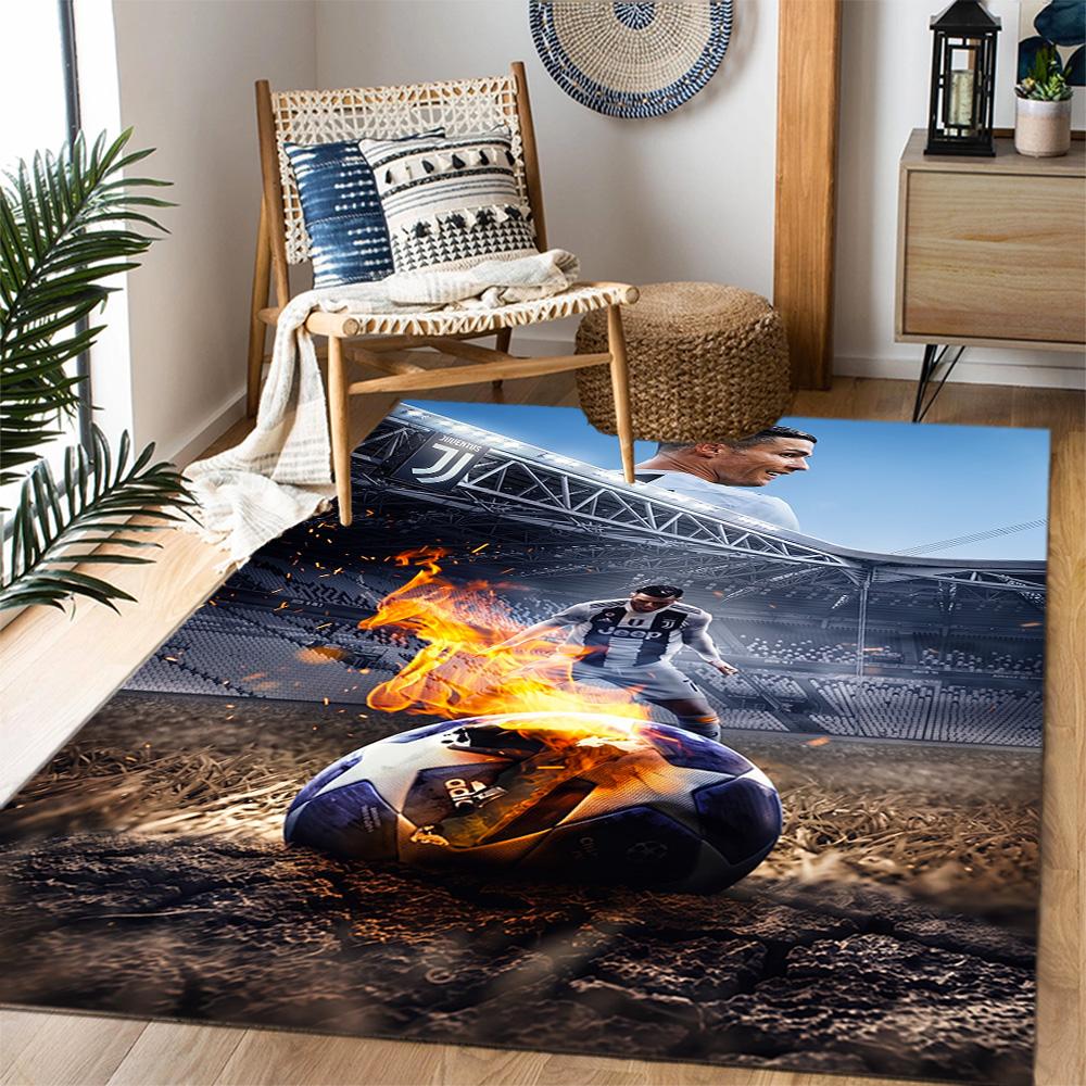 Cristiano Ronaldo Celebration Area Rug Suitable for Game Room Playrooms Entryway Outdoor Antislip Carpet Office home decor