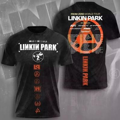 Футболка с 3D-печатью: Тур Linkin Park 2026, Дата 3