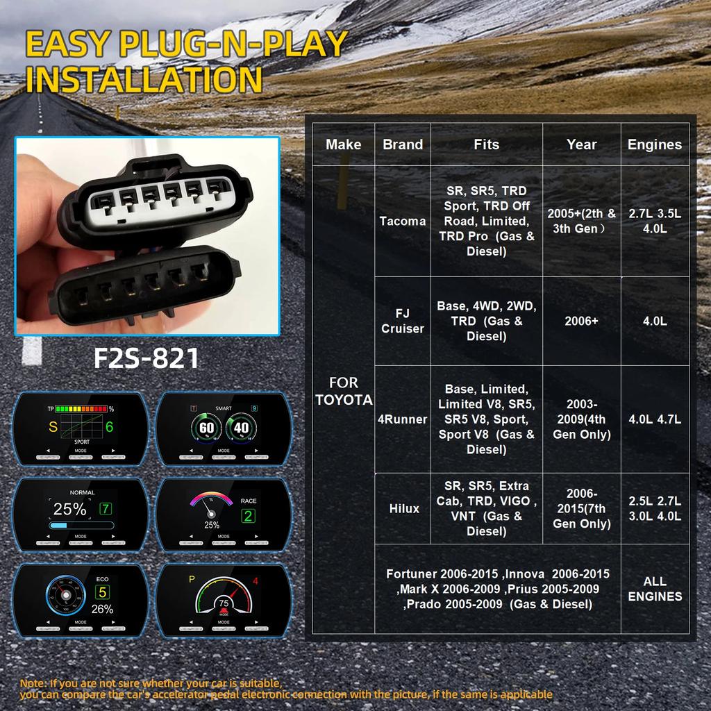Car Electronic Throttle Controller with 11 Modes Car Pedal Booster Car Throttle Response Controller Racing ized