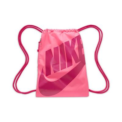 Nike Базовый рюкзак-мешок с логотипом, портативный, полиэстеровый, унисекс, розовый CK0969-627