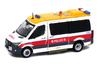 Tiny City Scale Sprinter Airport Police Vehicle Diecast Model Car 1/76 Mercedes-Benz (AM8390)
