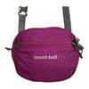 MONTBELL 1L Trendy Casual Versatile Sports Outdoor Bag Nylon Dark Fuchsia Unisex for Men and Women