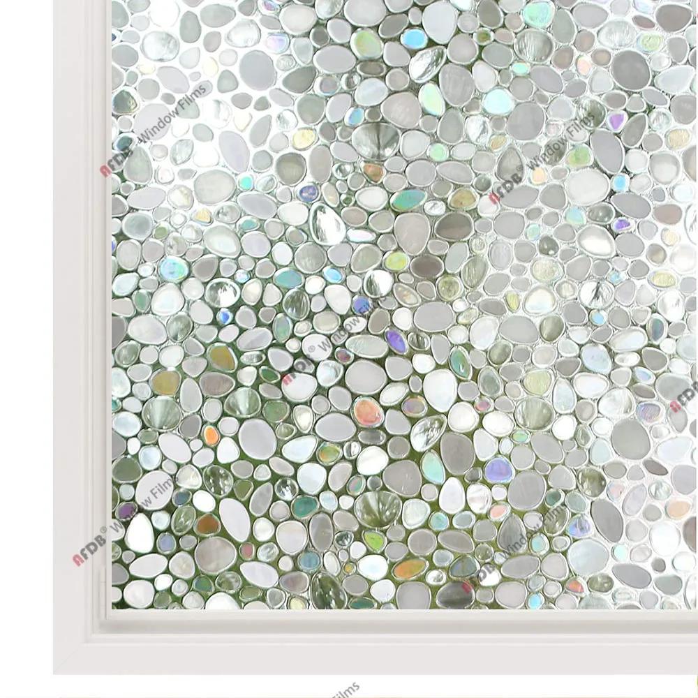 Пленка для окон Privacy, декоративная бумажная наклейка, неклейкая кружевная цветочная наклейка, домашний офис, статическая липкая стеклянная фольга, ширина 90 см