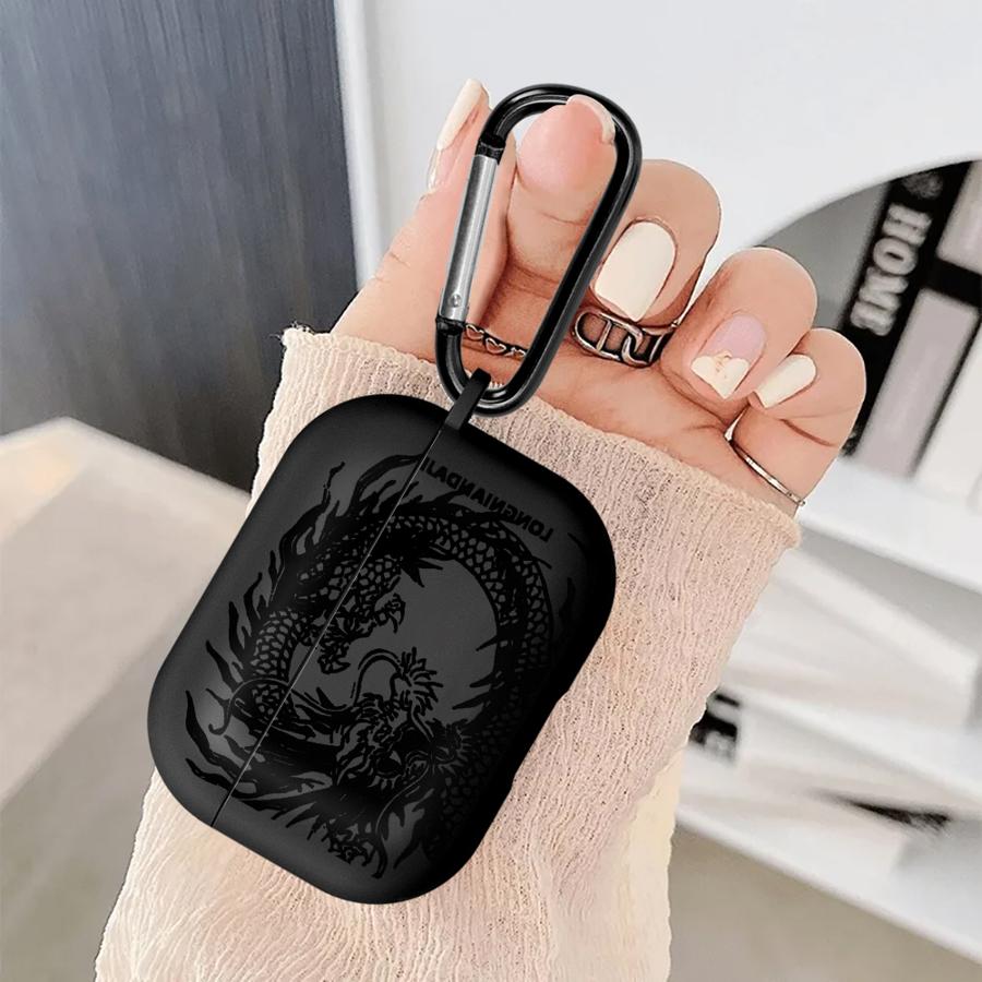 Чехол для наушников Чехол-крышка Для Airpods 4 Pro2 Pro 1 3 2 Pro3 Очень Крутой Дракон