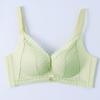 Ladies Comfortable Soft Cotton Bra Wireless Brassiere Adjustment Lace Underwear Teenager Girl Gathered Small Cup Push Up Bralette Top